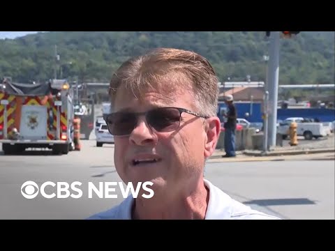 YouTube video thumbnail: Mayor Reacts to U.S. Steel Plant Explosion in Pennsylvania