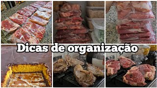 Fiz a ORGANIZAÇÃO DAS CARNES, nunca mais você vai errar seu BOLO DE CENOURA, vida prática 