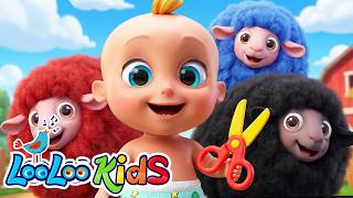Baa Baa Black Sheep - Learn Colors +🎨 Johny Johny Yes Papa - LooLoo Kids | Nursery Rhymes