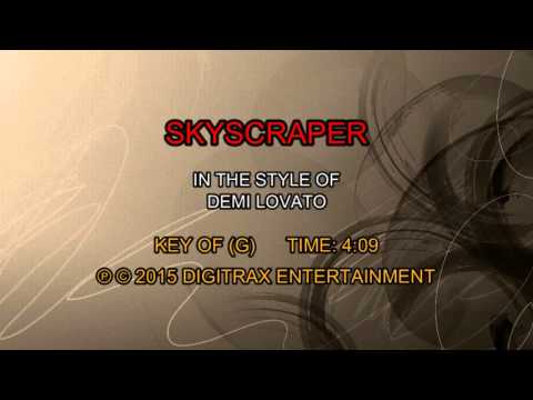 Demi Lovato – Skyscraper (Backing Track)