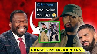 “Eminem Broke This Man 😂”, 50 Cent Responds To Dame, Drake SHADES ASAP Rocky & Memphis Bleek?