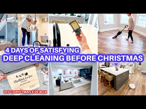 4 DAY DEEP CLEAN BEFORE HOLIDAYS | CLEAN WITH ME |CLEANING MOTIVATION HOUSE CLEANING JAMIE'S JOURNEY