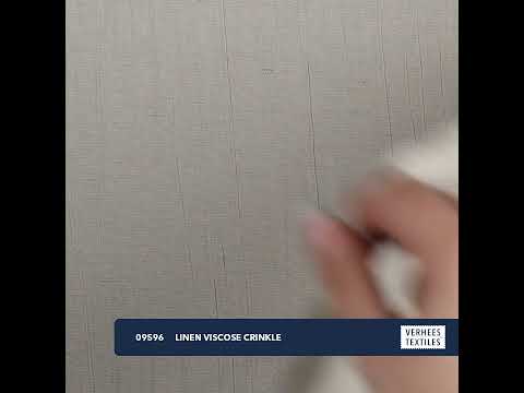 LINEN VISCOSE CRINKLE BEIGE (youtube video preview)