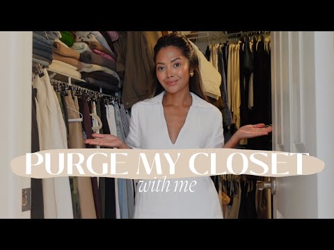 Purge My Closet With Me | HUGE Closet Clean Out