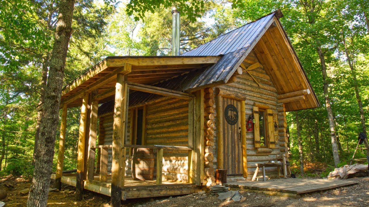 The New Porch on My Off Grid Log Cabin is My Favorite Spot on the Homestead