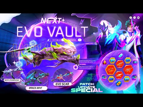 NEXT EVO VAULT EVENT, DRACO M1014 RETURN | FREE FIRE NEW EVENT | NEW EVENT FREEFIRE | FF NEW EVENT