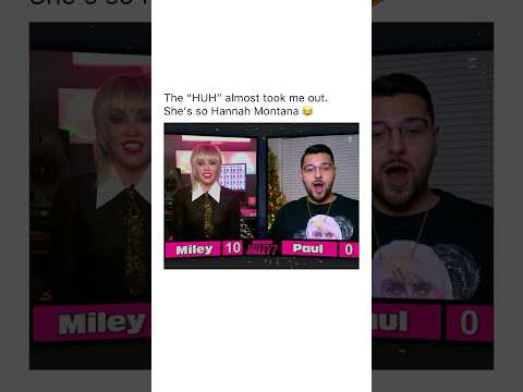 They both reacted Identically 😭😂 #mileycyrus #viral #funny #tiktok #meme #fyp