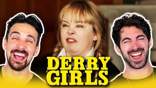 Americans first time watching *DERRY GIRLS* (it makes no sense but WE LOVE IT)
