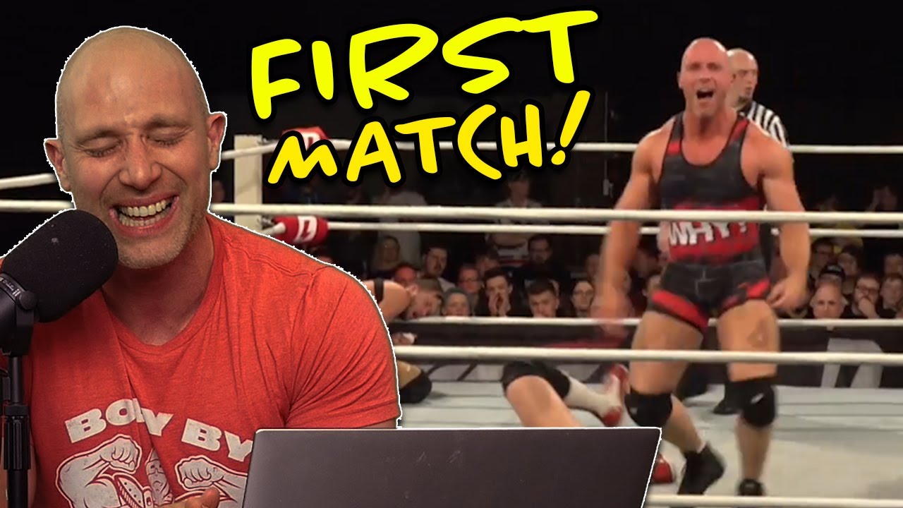 Reacting To My FIRST EVER Wrestling Match! | DEBUT!￼
