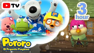 🎬Pororo Historias Infantiles | Día Nublado, Lluvioso y Nevado ❄️ | Pororo Español