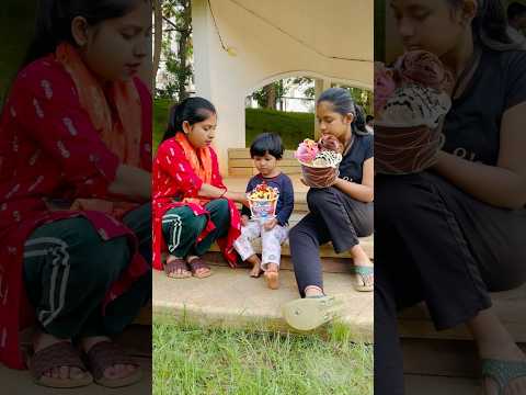 Amira ne favourite ice cream apni dost ko de di# trending # short video # vi #viralmoment # you tub