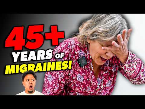 **45+ YEARS OF MIGRAINES** HEALED BY 'INSANE' CRACK!! 😱 | Asmr Chiropractic Back Pain | Dr Tubio