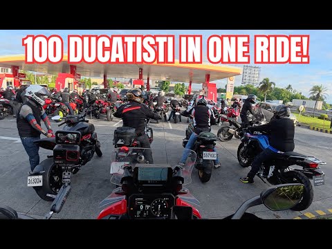 FIRST DUCATI GROUP RIDE OF THE YEAR 2025! || OVER 100 RIDERS UNITED IN BATANGAS!