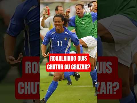 Ronaldo sobre o gol do Ronaldinho na Copa de 2002 #ronaldinho #ronaldo #futebol