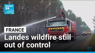YouTube video thumbnail: France: Landes Wildfire Stopped Spreading but Remains Out of Control