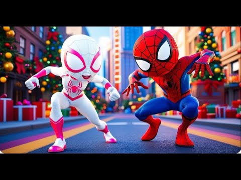 Epic Spider-Team-Up During Christmas Celebration! - Marvel's Spidey and His Amazing Friends