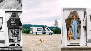Budget Built DIY Sprinter Van Tour | Solo Female Van Life with Dog & MTB Setup