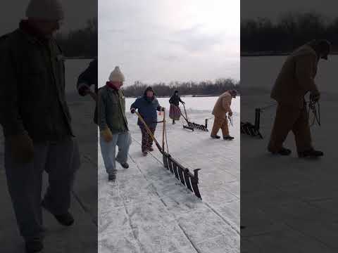 Ice Harvest at Kline Creek Farm #history #historyfacts #historybuff