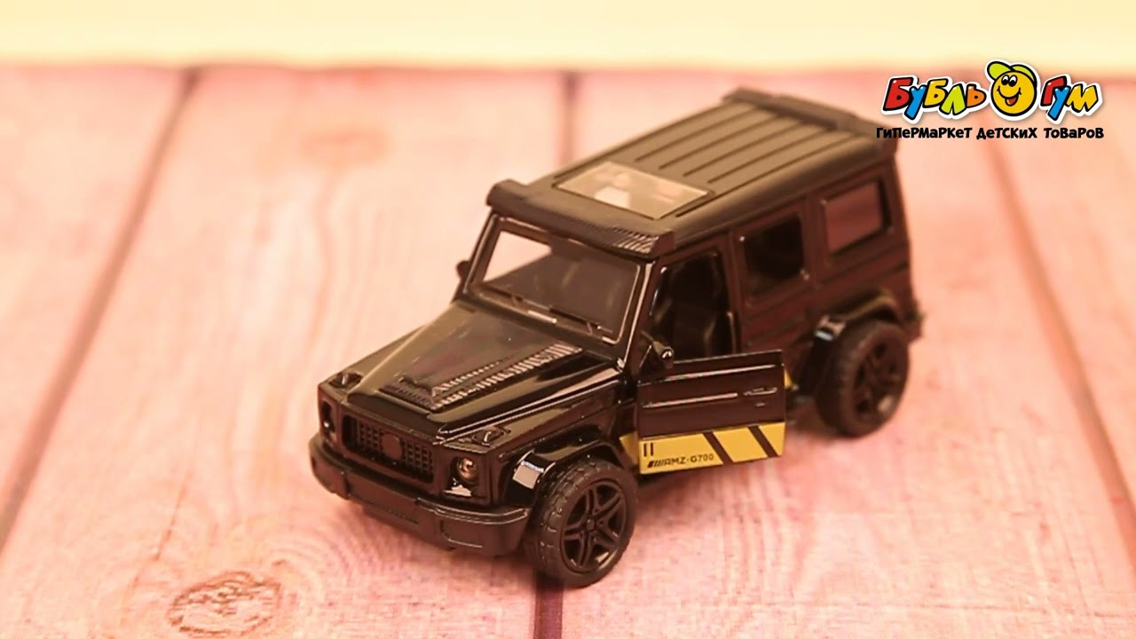 Автомобиль металлический открывающиеся двери инерционный в ассортименте - видео