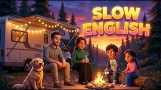 Learn English with The Ryan Family: A Fun RV Road Trip Adventure! (Listening & Speaking Practice) A2