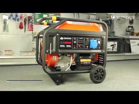 Бензиновий електрогенератор Daewoo Power GDA 6500E