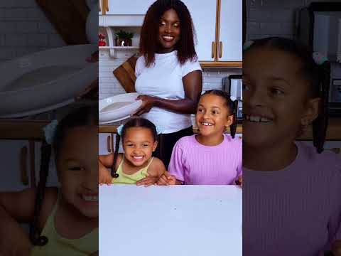 They won’t even let me say food is ready 😂 #momlife #kidsbeingkids #dinnertime