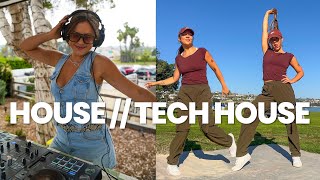 SHUFFLE & SPIN | Dancing to my own mix! (House, Tech House, Minimal, maximal vibes)