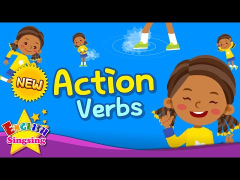 Kids vocabulary -  [NEW] Action Verbs  - Action Words - Learn English for kids - YouTube