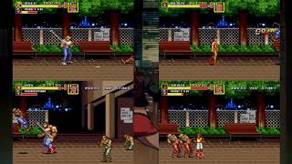 Streets of Rage 2 Stadium Stage Comparison