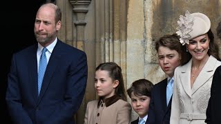 William & Kate's Children Back at Easter Service After 2 Years"