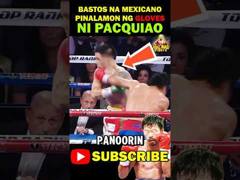 BASTOS NA MEXICANO PINALAMON NG GLOVES NI PACQUIAO! latest filipino boxing fights 2025 full fight