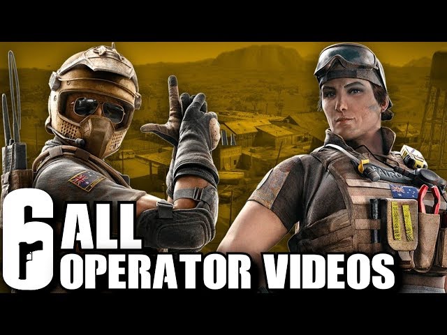 Rainbow Six Siege All Operator Videos Including DLC (Year 4, Year 3, Year 2, Year 1) Trailers