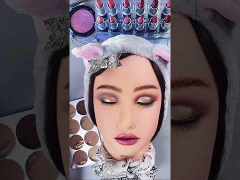 ASMR mannequin🎭 makeup and contouring tutorials, relax and calming.
