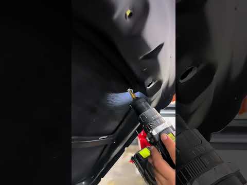 Perforando el capot de 10.000.000 cop de mi BMW para asegurarlo 🫣🫣