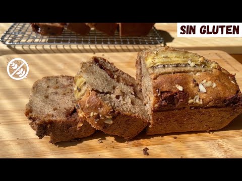 PAN DE BANANO SALUDABLE Y FÁCIL | Sin Gluten, Sin Azúcar, Sin Aceites