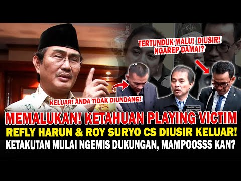 Memalukan! Ketahuan Playing Victim, Refly Harun & Roy Suryo cs Diusir Keluar!