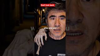 Do you feel like someone is following you when you walk alone at night?#scary #horror