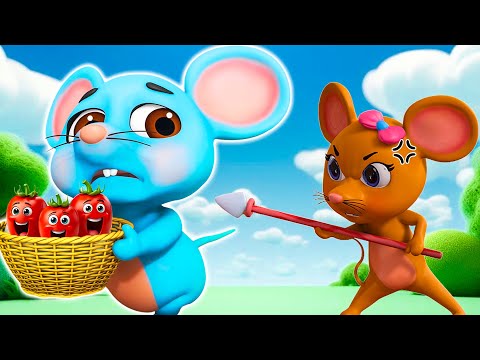 Chuhe Aur Chuhiya Ki Ladai | Do Chuhe the | Gubbare Wala | Hindi Nursery Rhymes & Kids Songs Balgeet