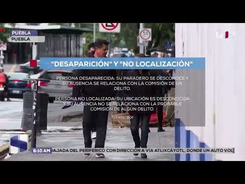 Desaparición de una persona