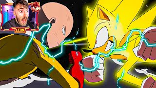 SONIC VS ONE PUNCH MAN *MUY EPICO* 😱 LA BATALLA DEFINITIVA en ESPAÑOL | VIDEOREACCION LEON PICARON