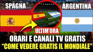 Spagna vs Argentina in diretta: dove vederla, orari e canali per la finale dei Mondiali 2026