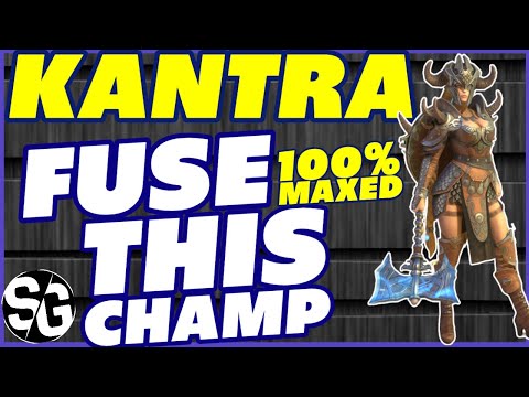 KANTRA GAMEPLAY ⚡AMAZING⚡ 100% BOOKED MAXED SHE IS WORTH IT RAID SHADOW LEGENDS