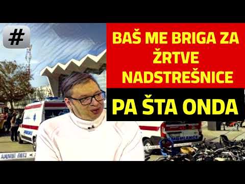 VUČIĆ: "PA ŠTA ONDA AKO JE PALA NADSTREŠNICA, NIKO IH NIJE TERAO DA SEDE ISPOD NJE"!