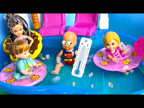 КТО ПОСЛЕДНИЙ ВЫЛЕЗЕТ ИЗ БАССЕЙНА💦😱 Катя и Макс веселая семейка! Куклы Барби истории тока Даринелка