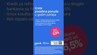 Erste posebna ponuda u godini jubileja! 🙌