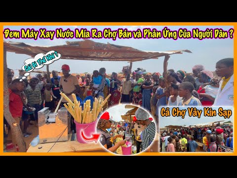 Lindo || Đem Máy Xay Nước Mía Việt Nam Ra Chợ Bán - Phản Ứng Của Dân Khi Mua Được Nước Giải Khát ?