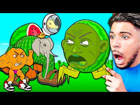 LIN GANG MELON vs BRAINROT TUNG SAHUR ANIMATION !