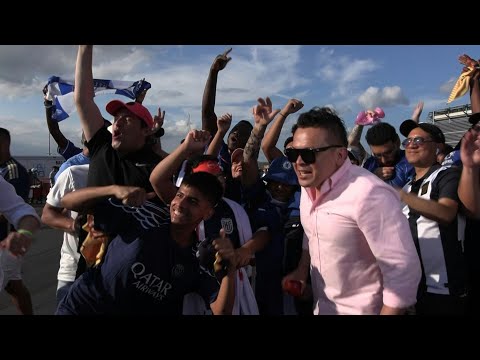 Fans react outside of stadium after Chelsea's FIFA Club World Cup victory | AFP
