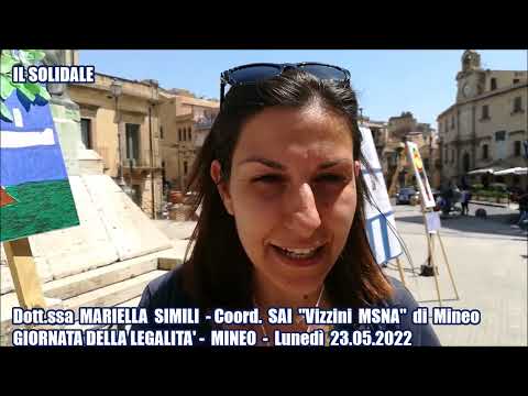 Video: (VIDEO interviste) Scuole e SAI "Vizzini MSNA" di Mineo insieme per la "Giornata della Legalità", lunedì 23 maggio, piazza Buglio.