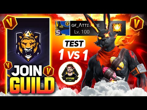 Join V Badge Guild of Attitude Gamers 🏆 || How To Join V Badge Youtubers Guild || Expert Squad Guild